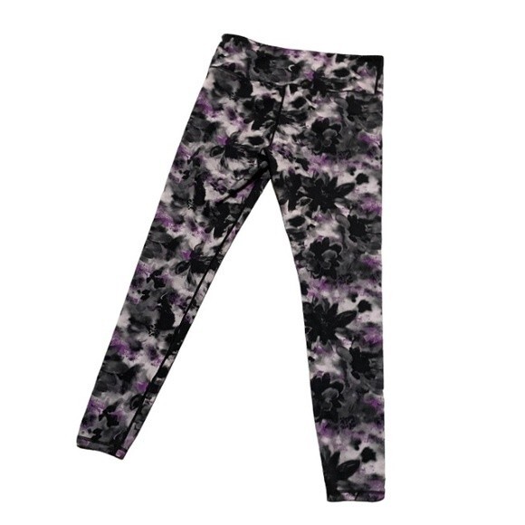 Zyia Soft n Snug Floral Watercolor Leggings - Picture 3 of 6